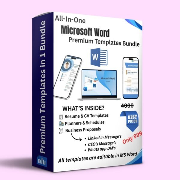 MS Word Business Templates Vault