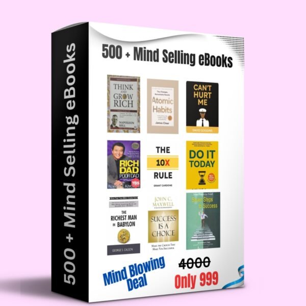 500+ English eBooks Mega Bundle – Unlock Knowledge